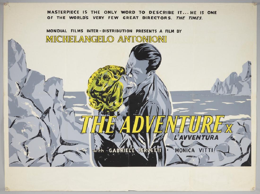 L'Avventura 'The Adventure' (1960) British Quad film (1 of 1)
