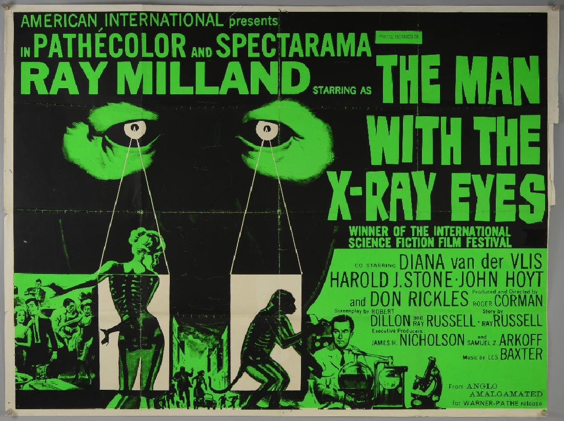 The Man With The X-Ray Eyes (1963) British Quad film (1 of 1)