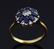 Edwardian style sapphire and diamond ring, in white and