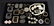 Collection of 19th C items including cut steel shoe