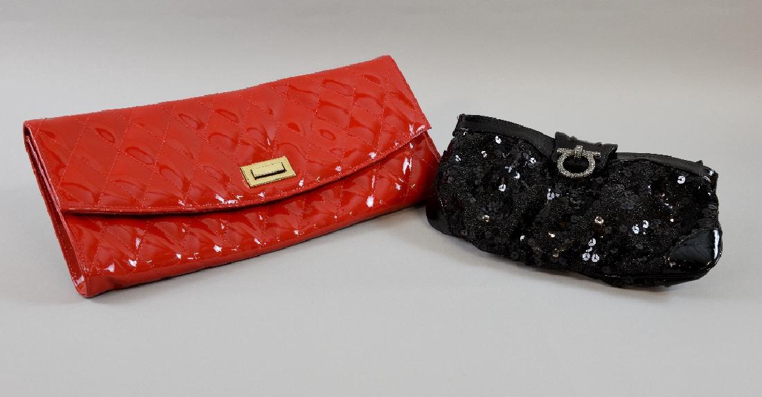 Black evening bag by Salvatore Ferragamo (1 of 2)