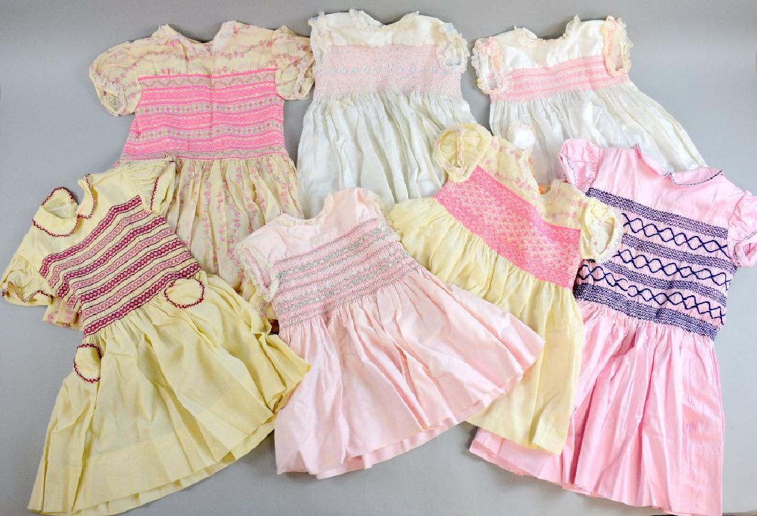 1940s- 60s quantity of girls dresses in (1 of 3)