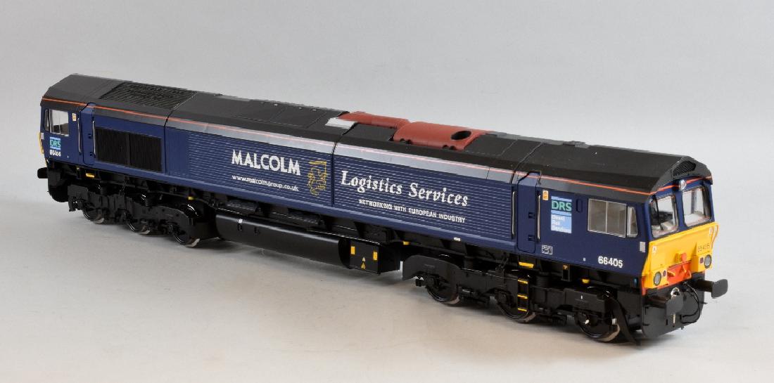 Class 66 diesel model 6-6-0, 2-inch gaug: Class 66 diesel model 6-6-0, 2-inch gauge locomotive, boxed.