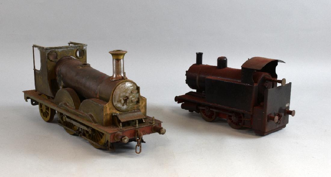 Unfinished live steam model 2-4-0 locomo (1 of 2)