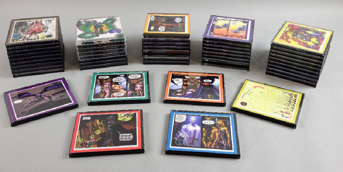 Virtually Alternative - Indie sampler do: Virtually Alternative - Indie sampler double CD’s issued monthly from 1996 to 1999 for music industry & media personnel showcasing artists of that period such as Blur, Radiohead, Moby & many more, 4