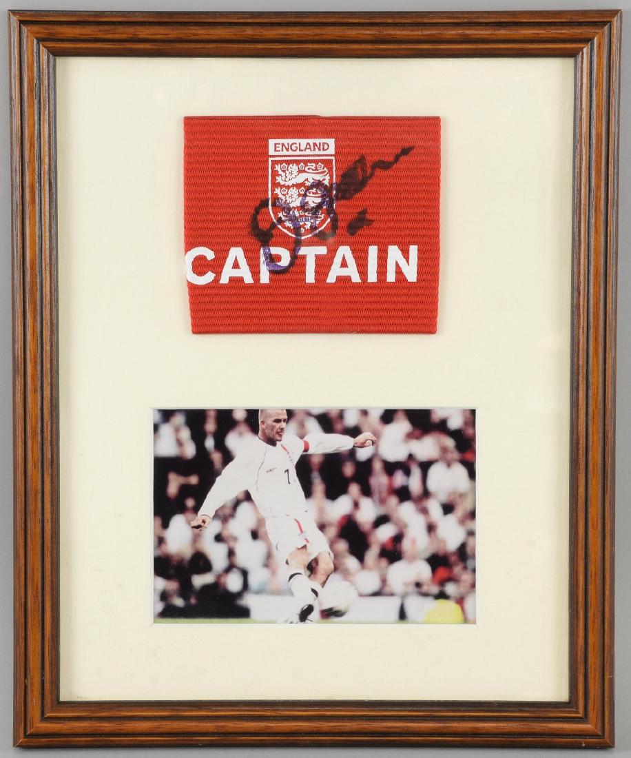 Football - England captain armband signe (1 of 1)
