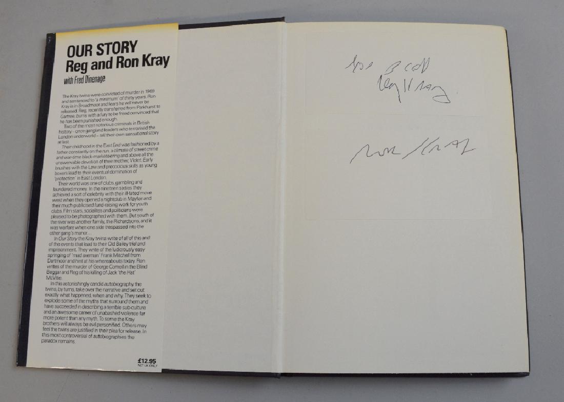 Reg & Ron Kray 'Our Story' - Signed hard (1 of 2)