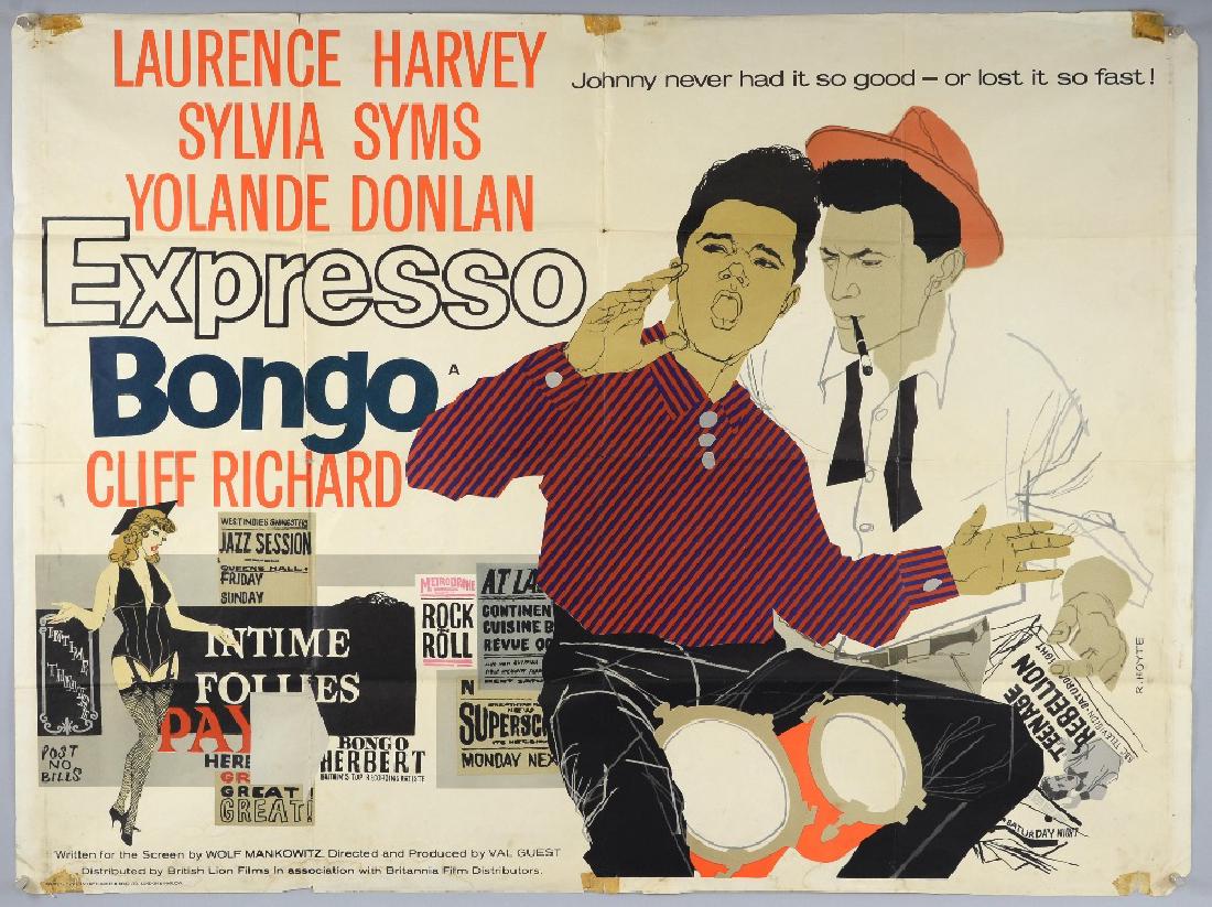 Expresso Bongo (1959) British Quad film (1 of 1)