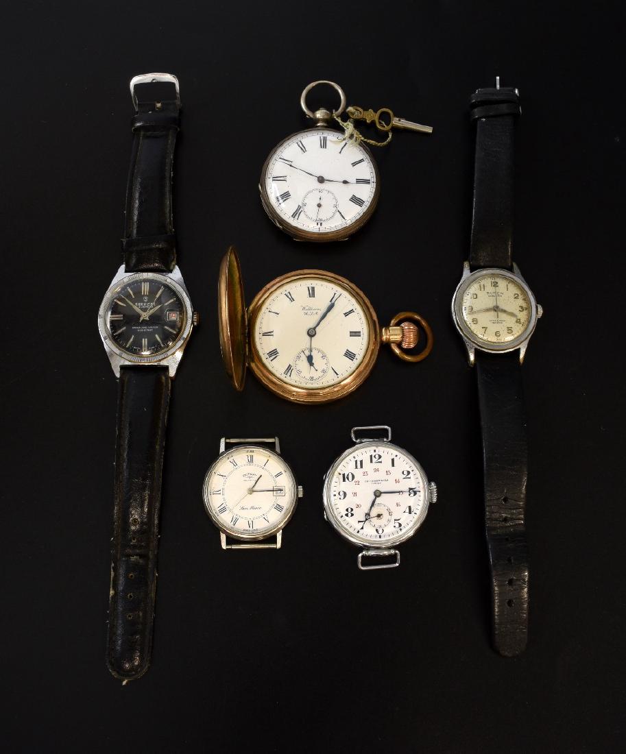 Collection of watches, including a services 21 jew (1 of 1)