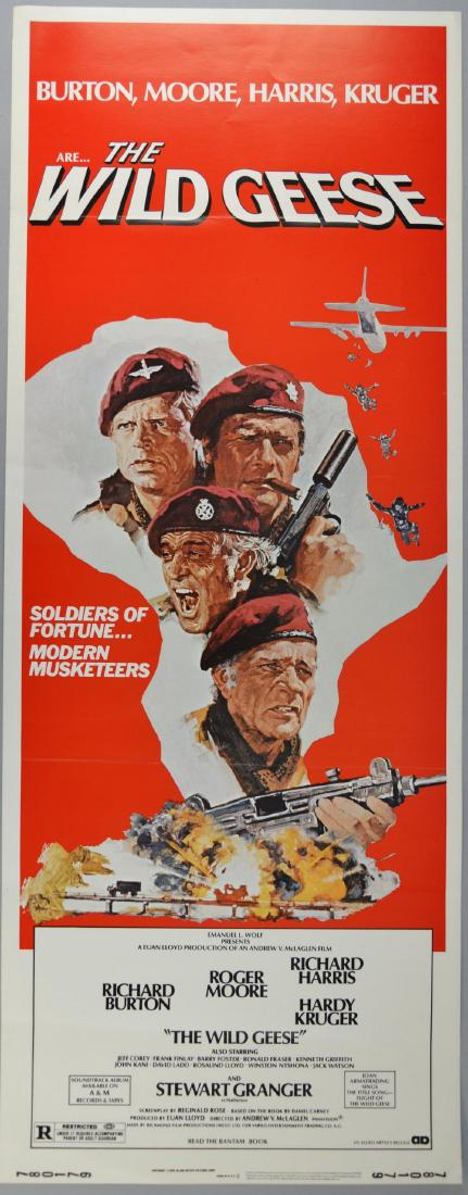 The Wild Geese (1978) US Half Sheet, 22 x 28 inche (1 of 2)