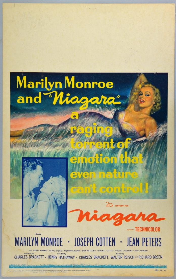 Niagara (1953) US Window card film poster, starrin (1 of 1)