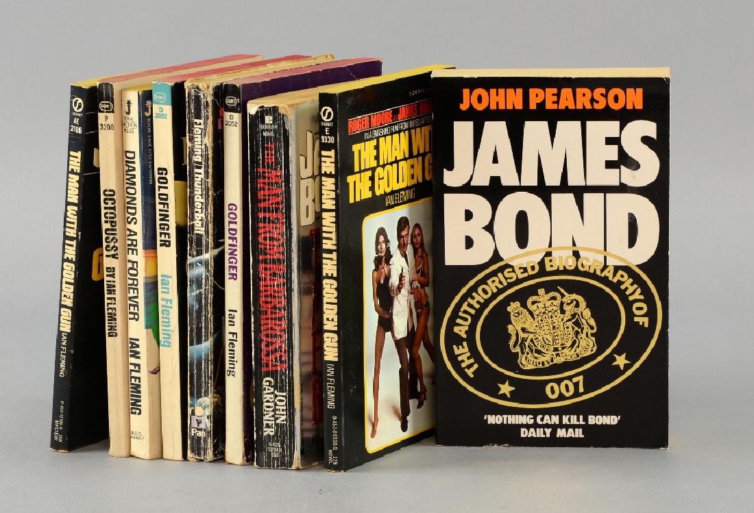 80+ James Bond related paperback books, including;: 80+ James Bond related paperback books, including; Ian Fleming, John Gardner, John Pearson & others, publishers including; Coronet, Jove, Signet, Bantam, Berkley & others