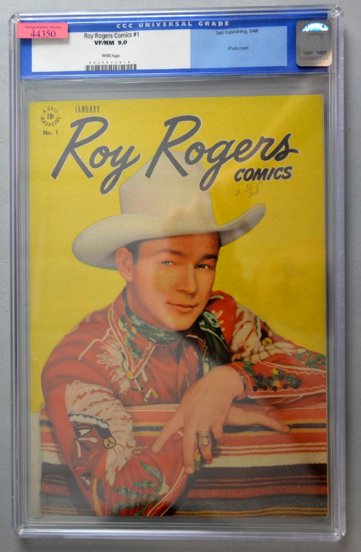 Roy Rogers Comics No. 1 (Dell, 1948) CGC VF/NM 9.0 (1 of 2)