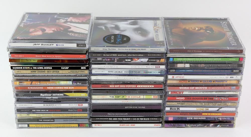 200+ CDs - Large variety including The J: 200+ CDs - Large variety including The Jam, Jack Johnson, Coldplay, Feeder and many others, many labelled 'Promotional Copy Not For Sale'. Provenance: From the collection of Ashley Abram, the original