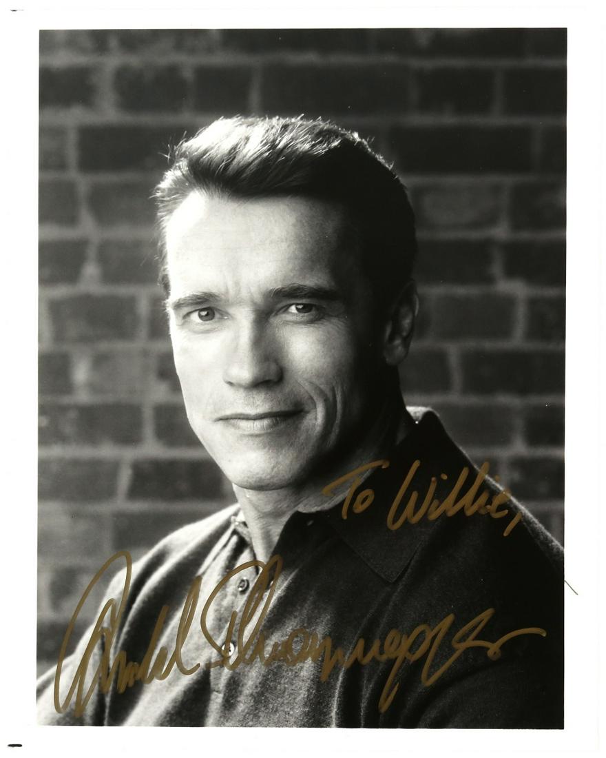 Arnold Schwarzenegger Ð A signed black a (1 of 1)
