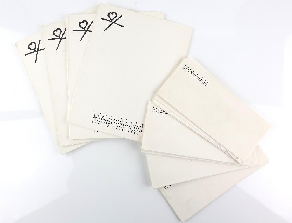 David LynchÕs Wild At Heart (1990) A qua: David LynchÕs Wild At Heart (1990) A quantity of letterhead paperwork and envelopes from Lava Films, Hollywood - the production company who released the film.