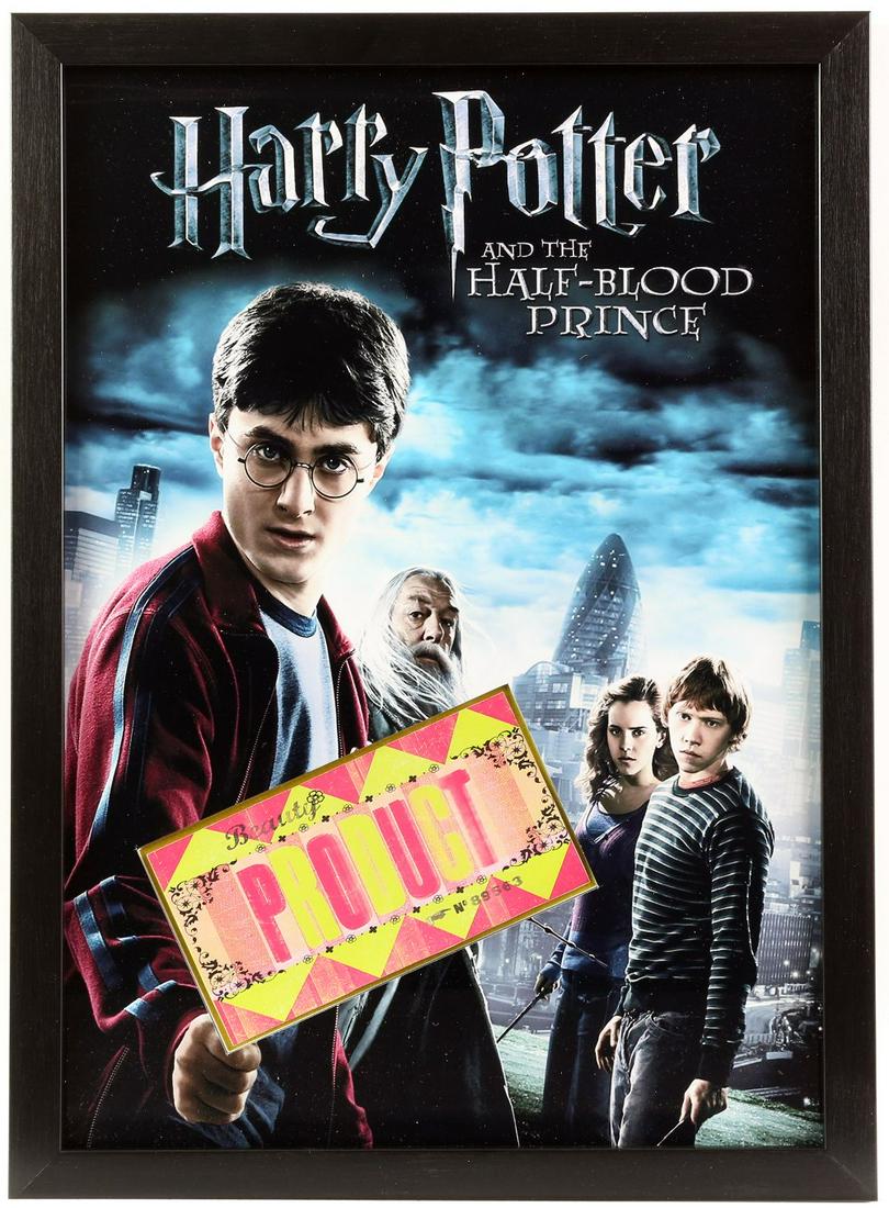 Harry Potter & The Half-Blood Prince (20: Harry Potter & The Half-Blood Prince (2009) - A WeasleyÕs Wizard Wheezes Shop Label. Labels of this kind were used as set dressing in the scenes when Harry, Ron & Hermione visit Fred & George Weasley