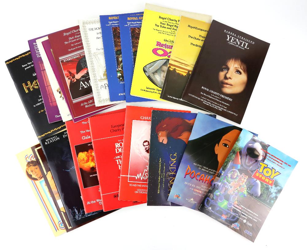 90+ Movie Premiere Brochures including The Deer Hu (1 of 1)