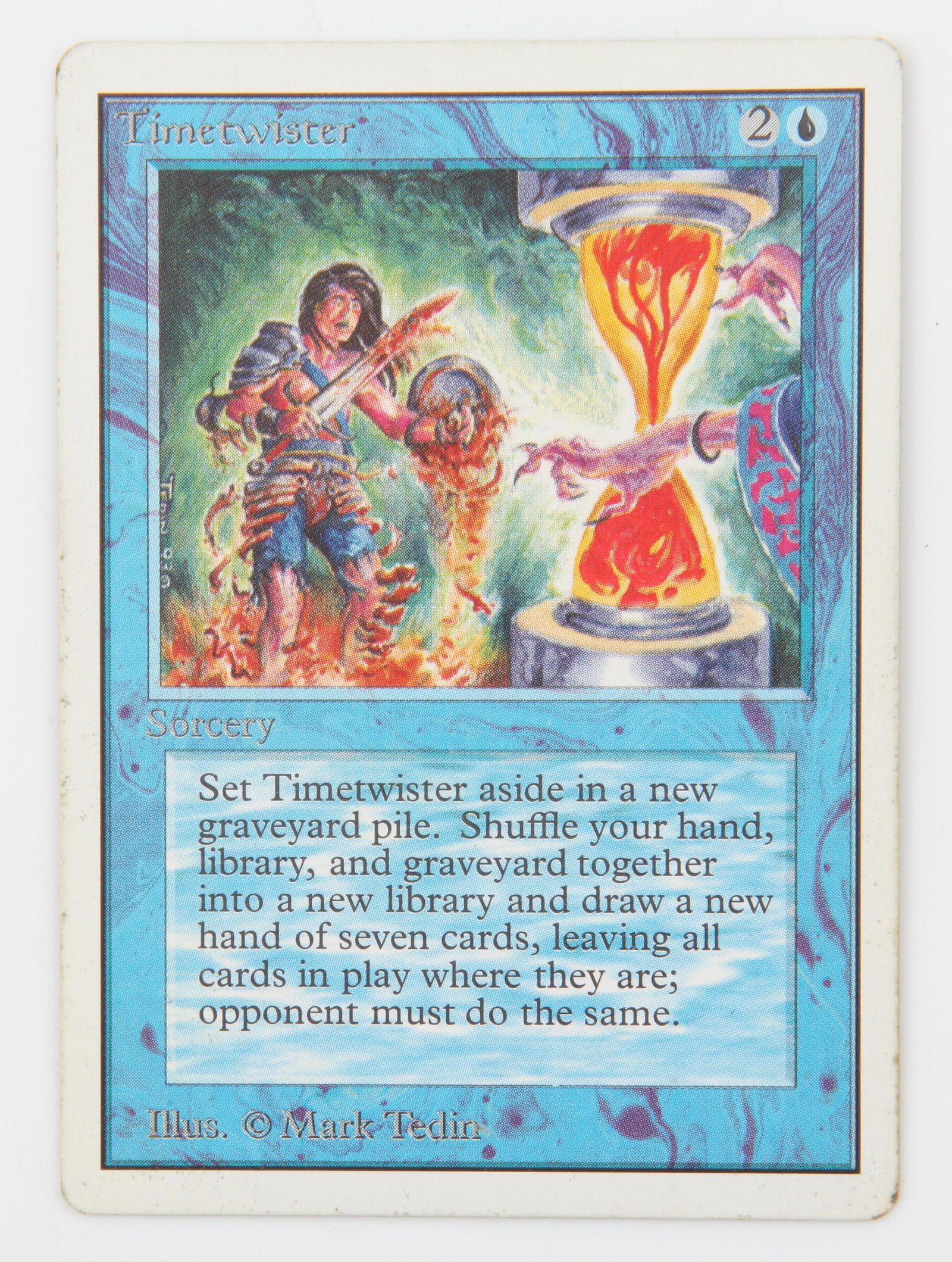 Magic The Gathering TCG Timetwister card. Unlimite (1 of 4)