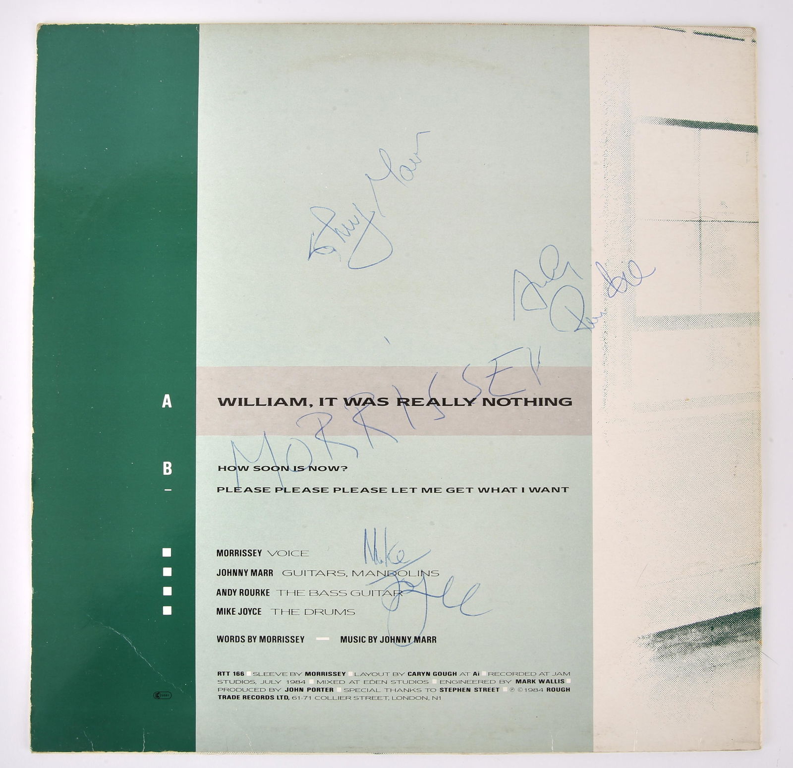 The Smiths - 12 inch single 'William It Was Really (1 of 2)