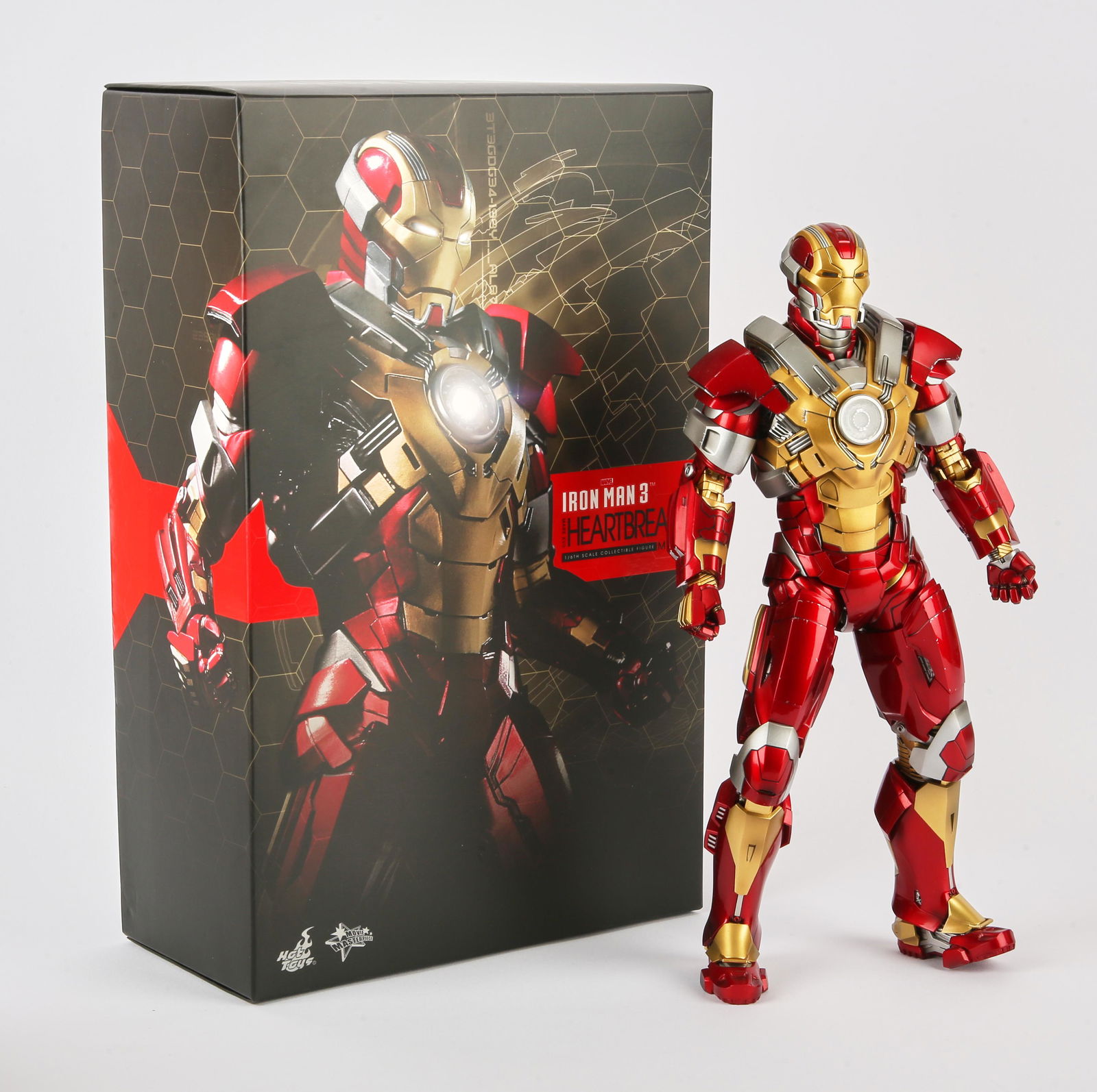 Hot Toys - Marvel - Iron Man 3 Heartbreaker (Mark: Hot Toys - Marvel - Iron Man 3 Heartbreaker (Mark XVII), 1/6th Scale Collectible Figure, MMS 212, boxed.
