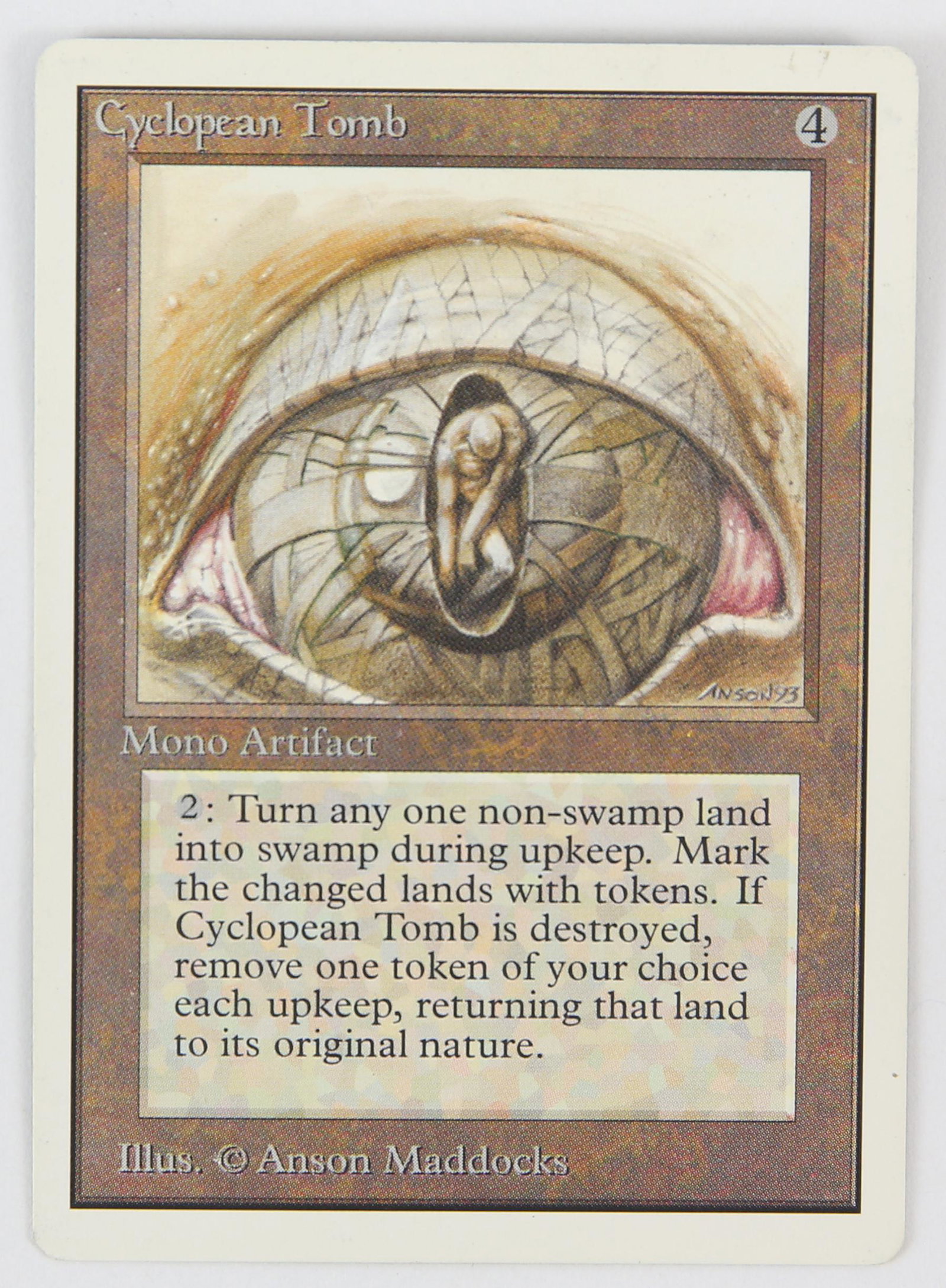Magic The Gathering - Cyclopean Tomb - Unlimited (: Magic The Gathering - Cyclopean Tomb - Unlimited (1993).This card is in light Played condition.