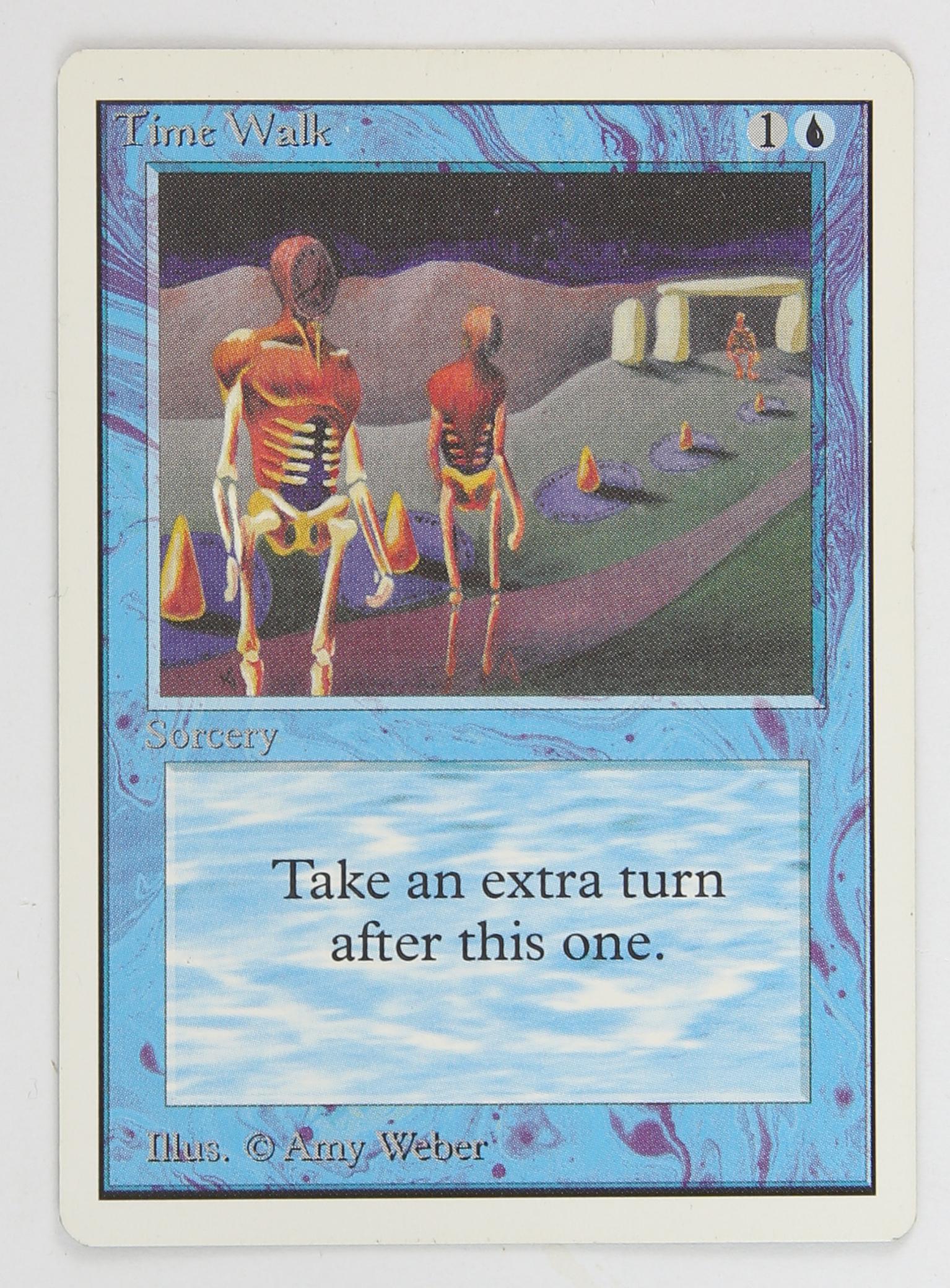 Magic The Gathering - Time Walk - Unlimited (1993) (1 of 2)