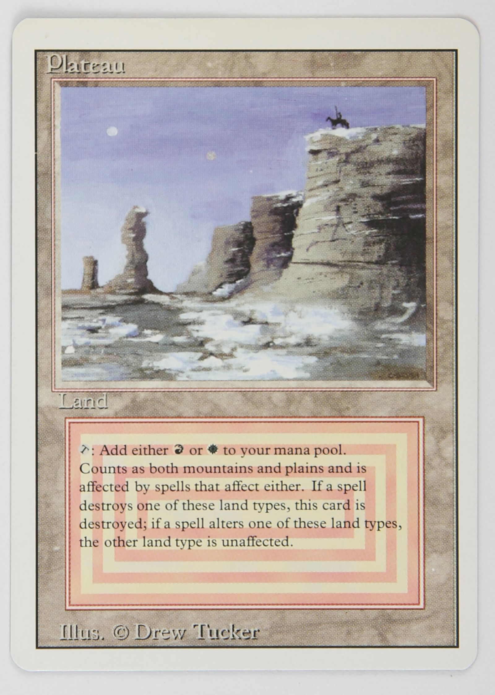 Magic The Gathering - Plateau - Revised (1994)This (1 of 2)