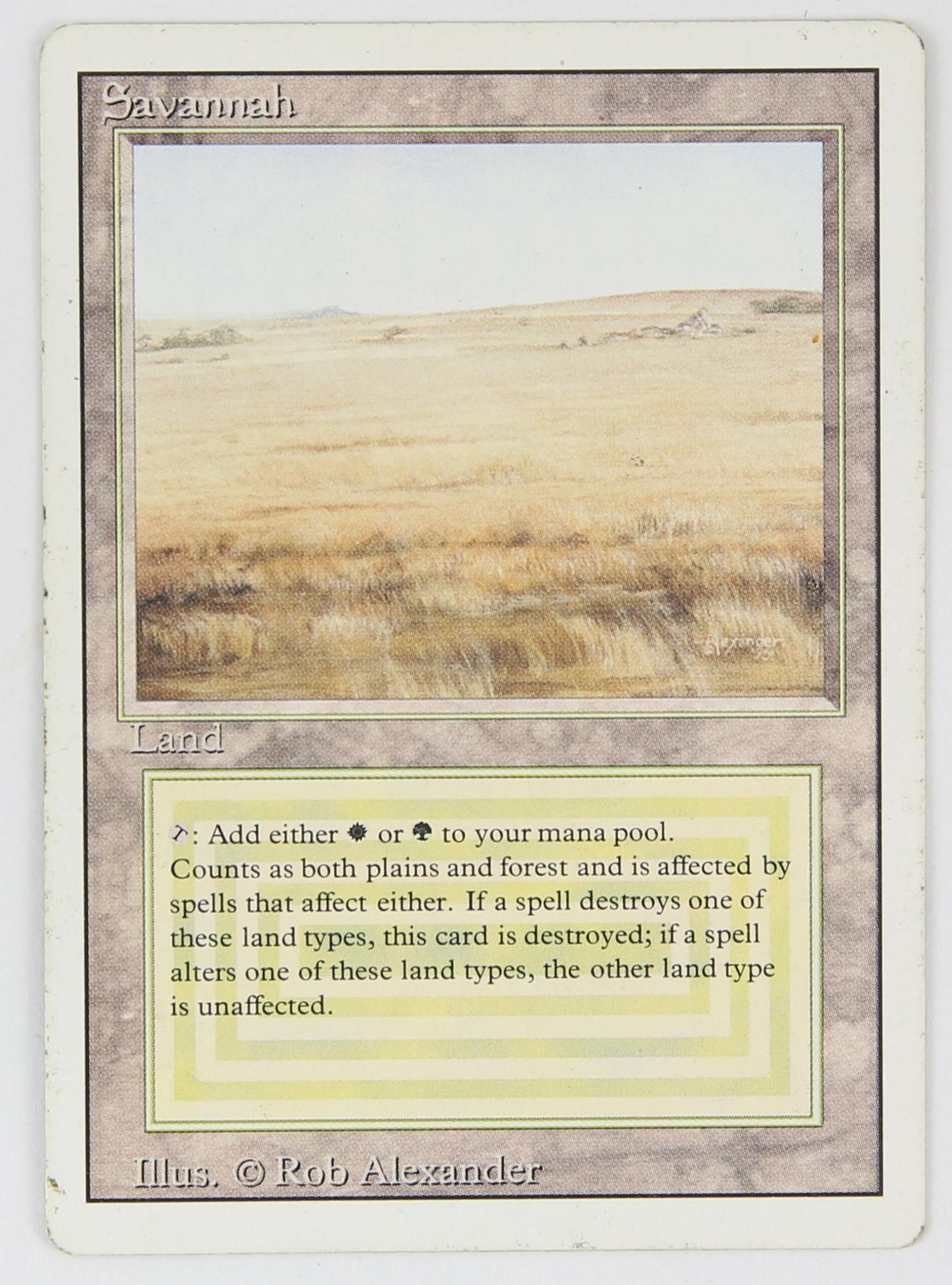 Magic The Gathering - Savannah - Revised (1994) Th (1 of 2)
