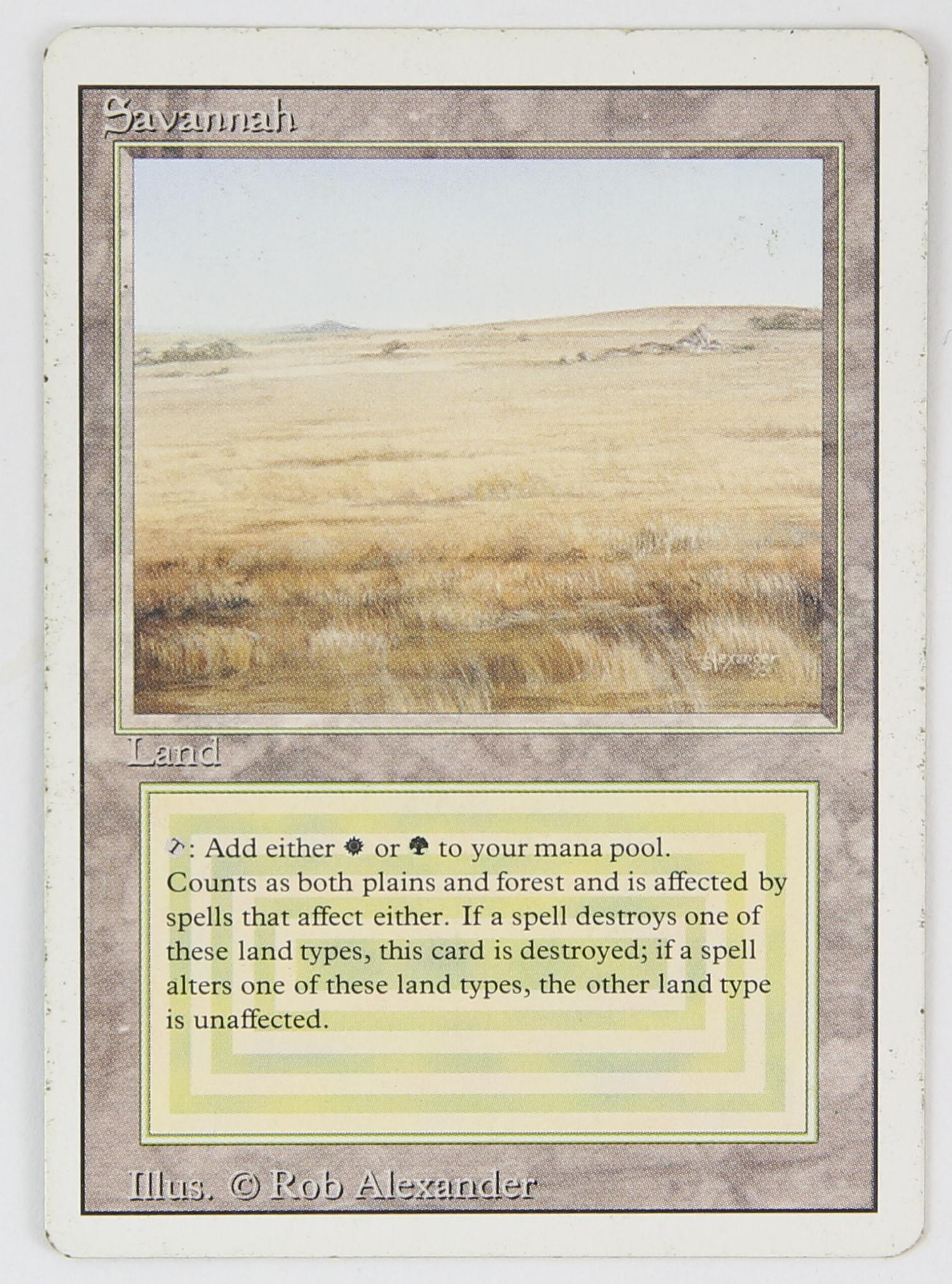 Magic The Gathering - Savannah - Revised (1994) Th (1 of 2)