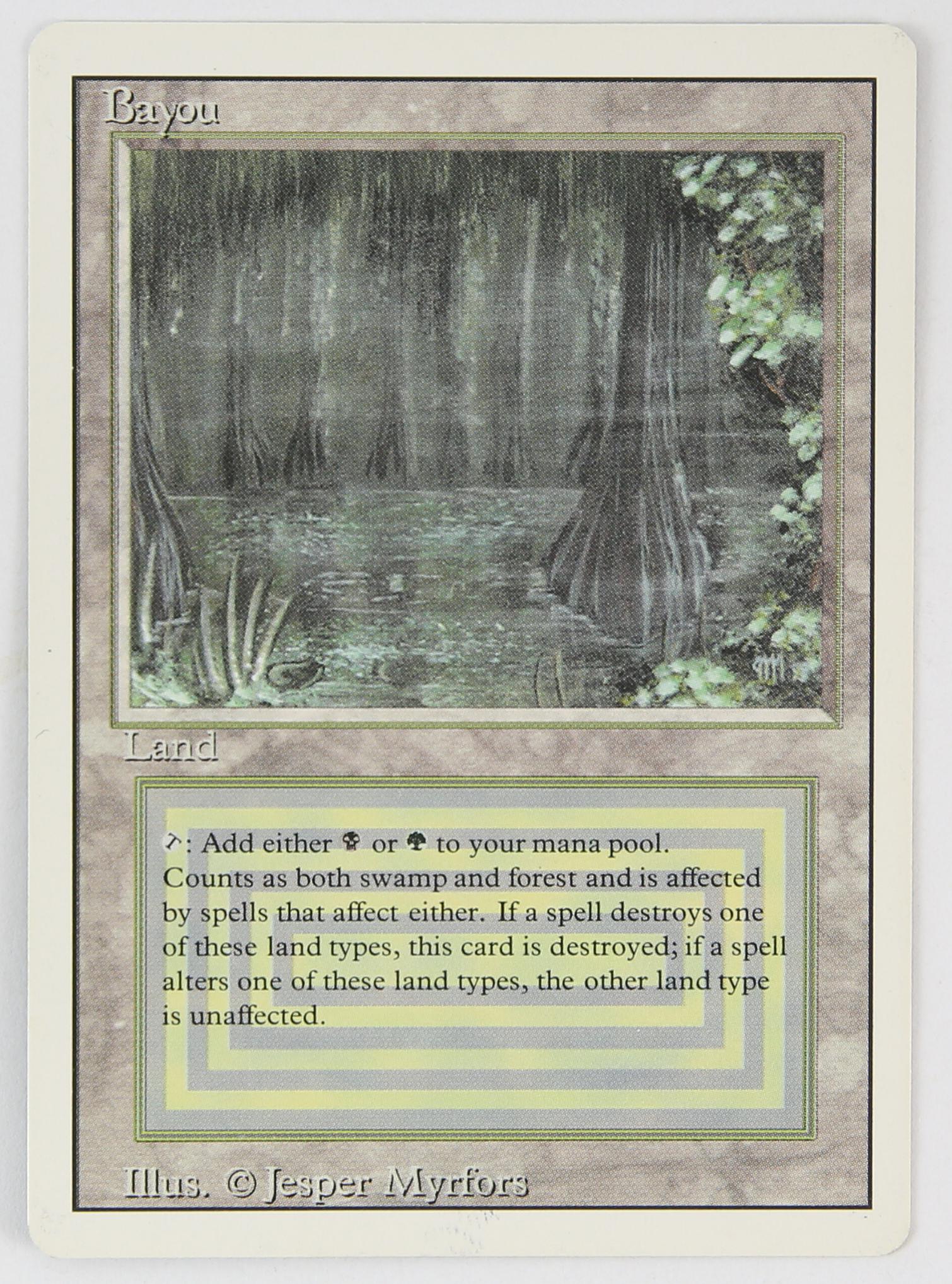 Magic The Gathering - Bayou - Revised (1994) This (1 of 2)