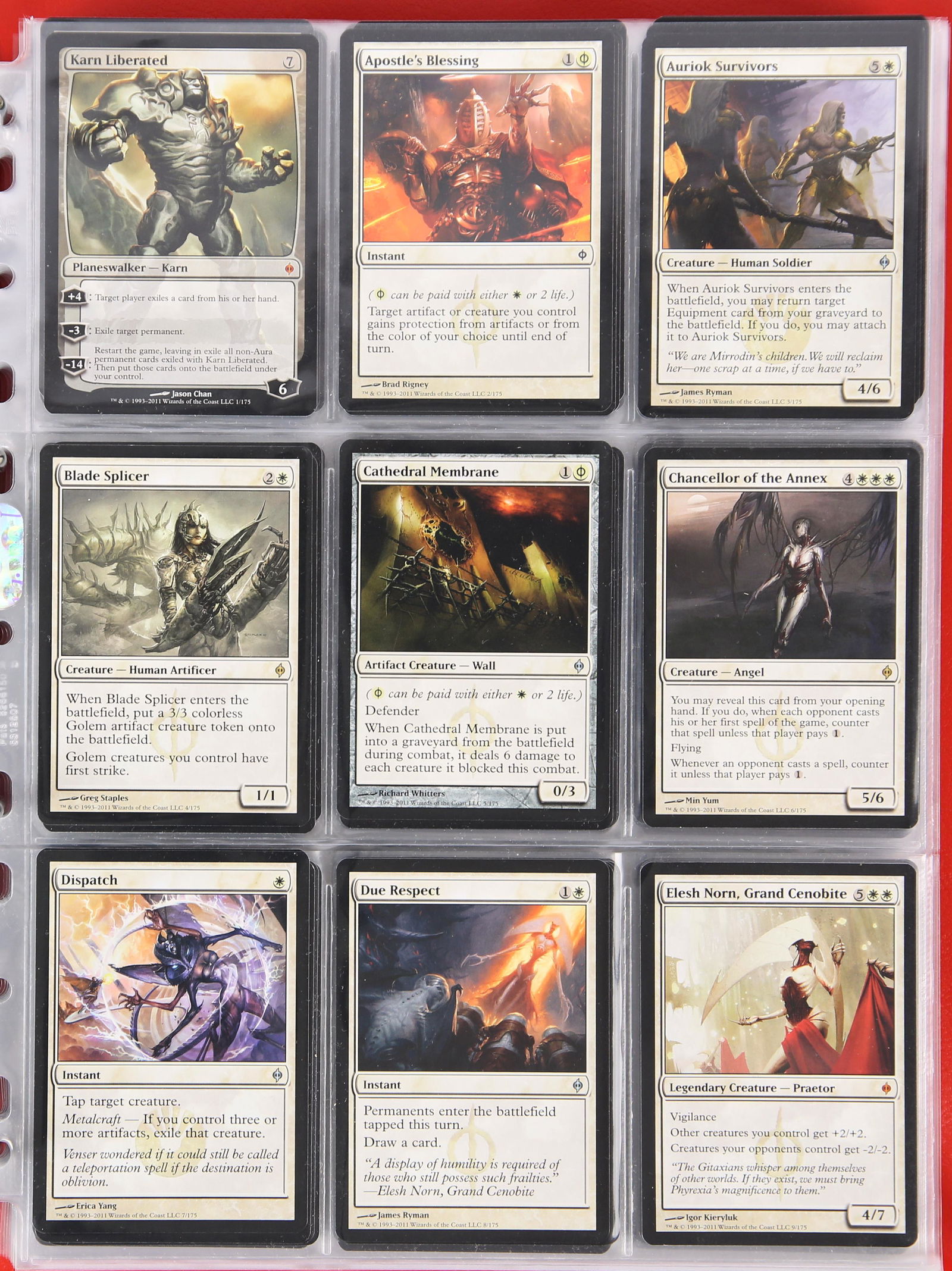 Magic The Gathering. New Phyrexia Complete Set (1 of 1)