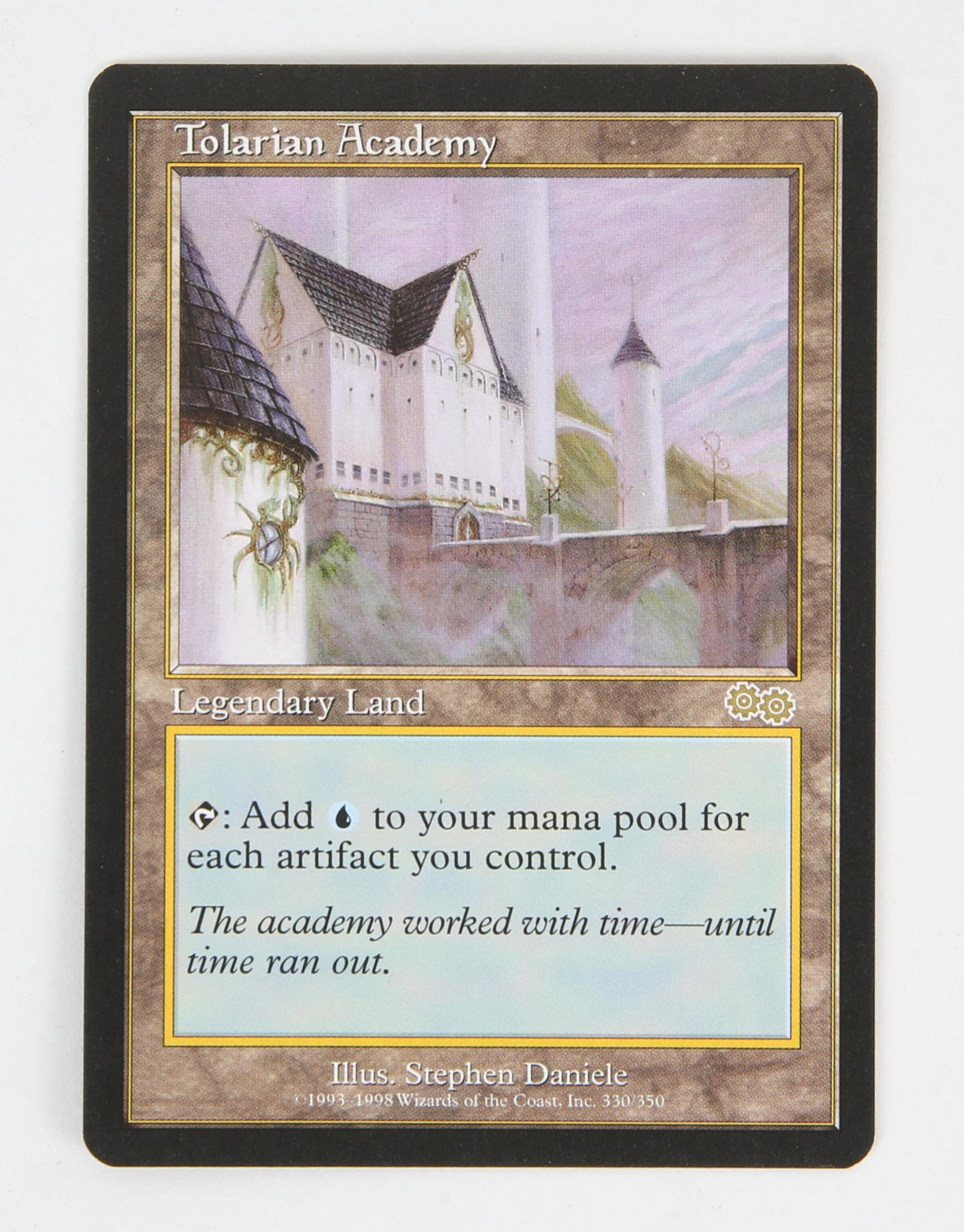 Magic The Gathering TCG -: Magic The Gathering TCG - Tolarian AcademyThis lot contains one Tolarian Academy from Urza's Saga.. The card is in near mint condition