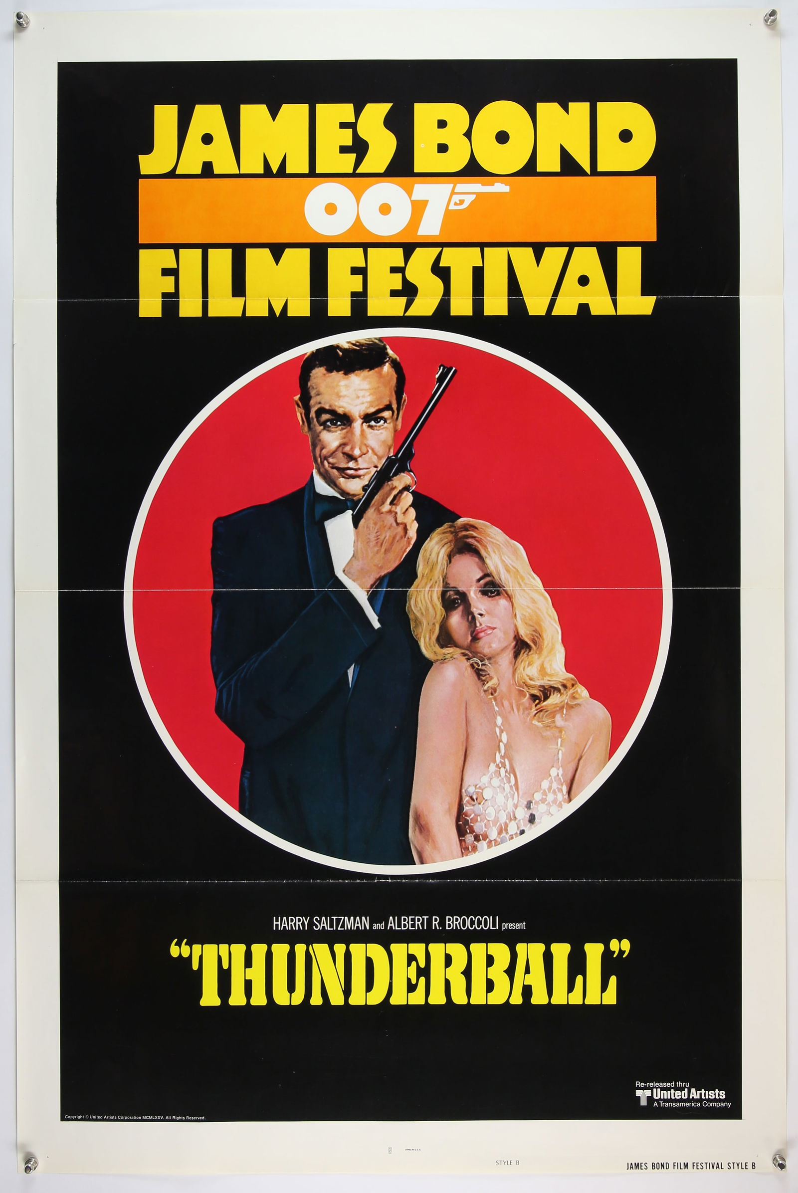 James Bond Festival (1970's) US One Sheet film pos (1 of 2)