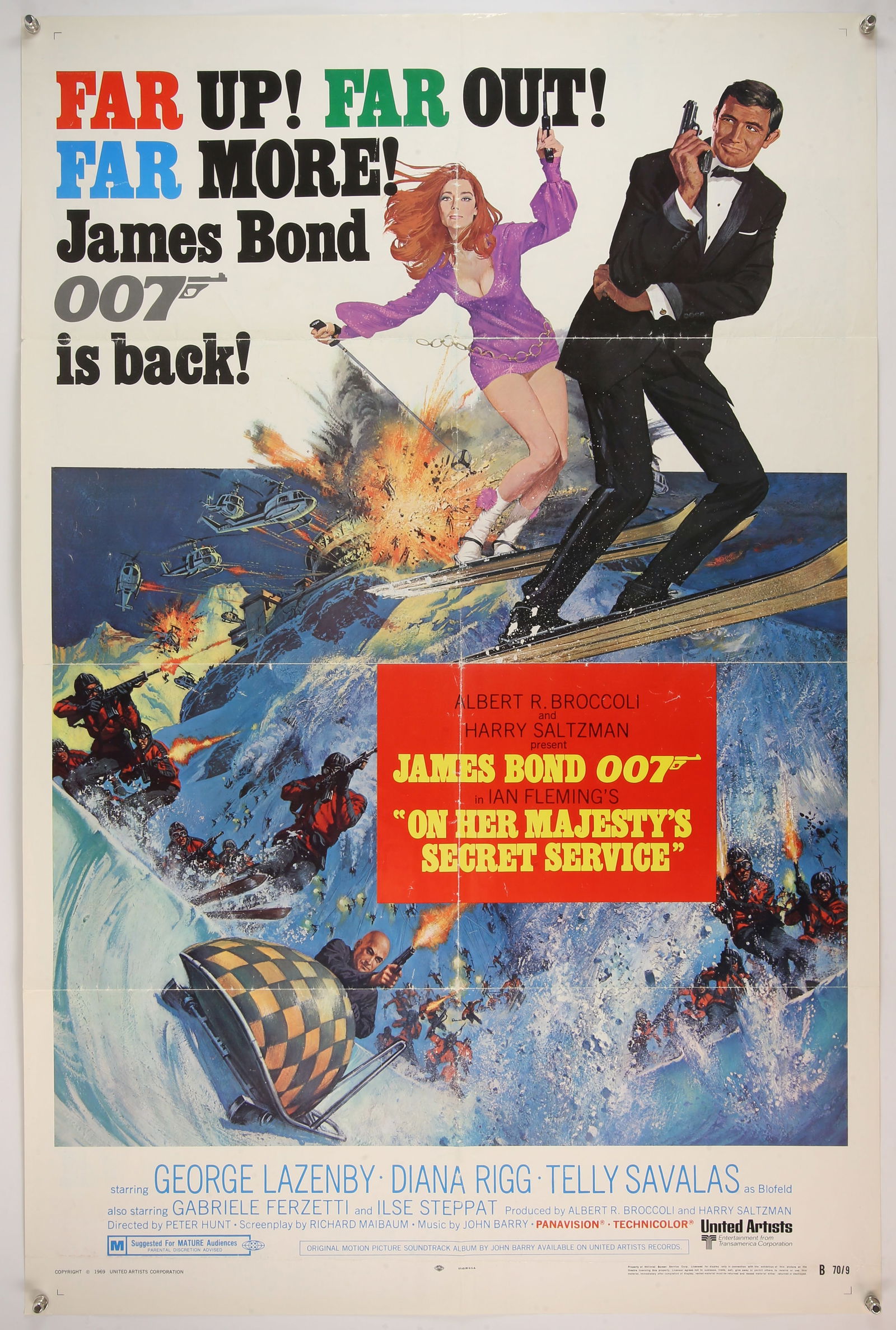 James Bond On Her Majesty's Secret Service (1969) (1 of 2)