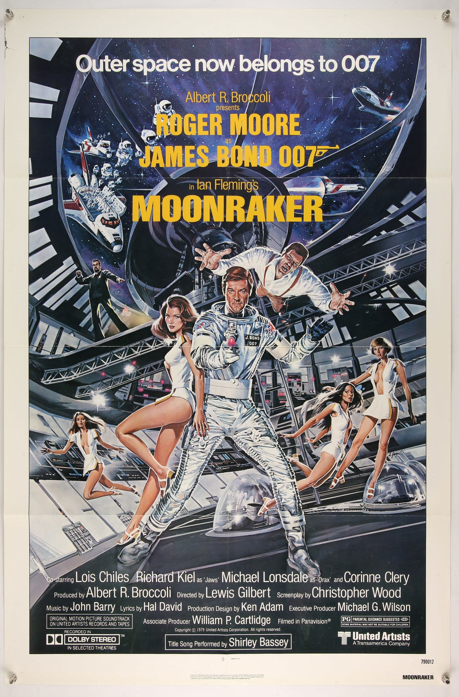 James Bond Moonraker (1979) US One Sheet film post (1 of 2)