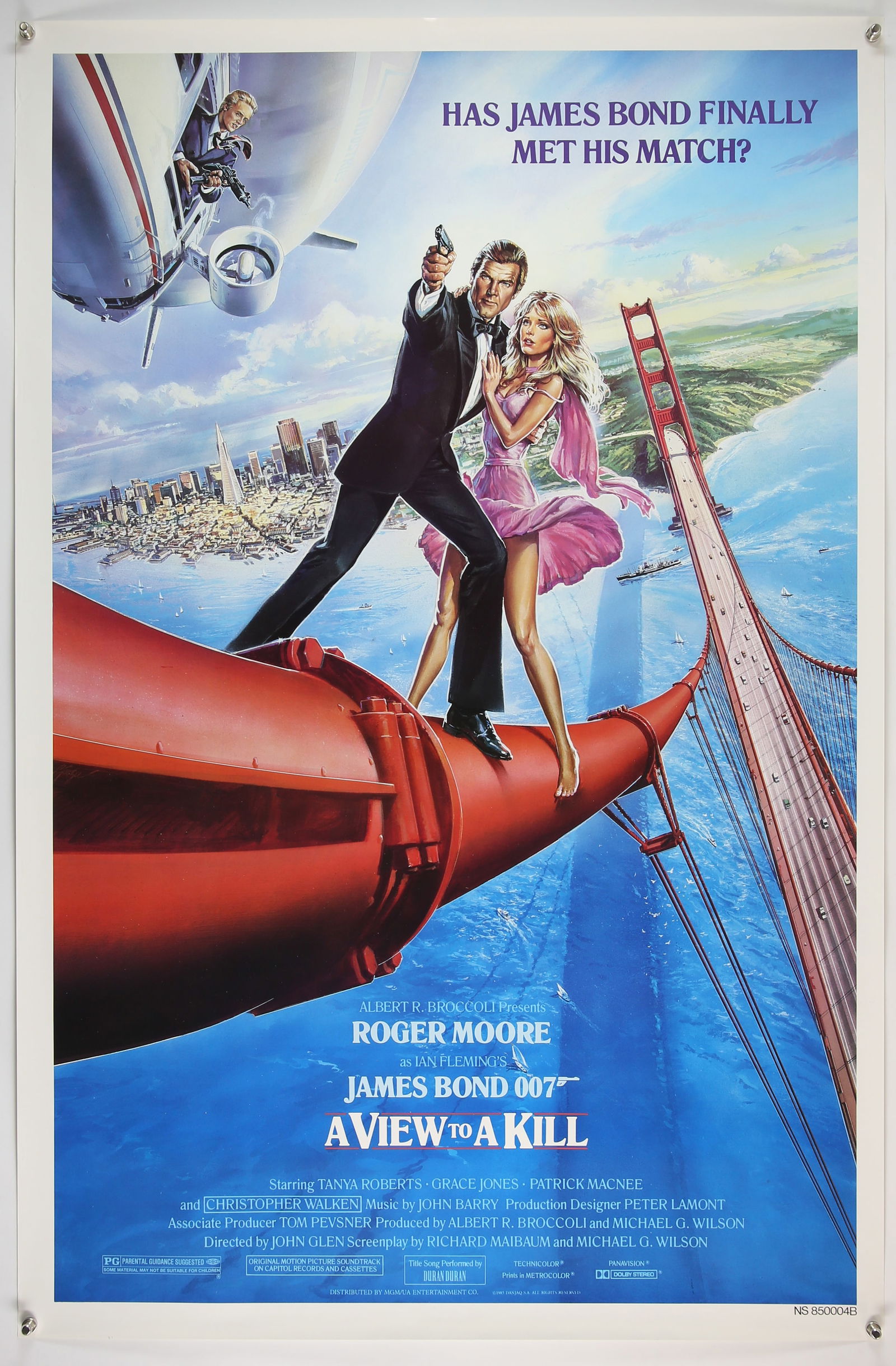 James Bond A View To A Kill (1985) One Sheet film (1 of 2)