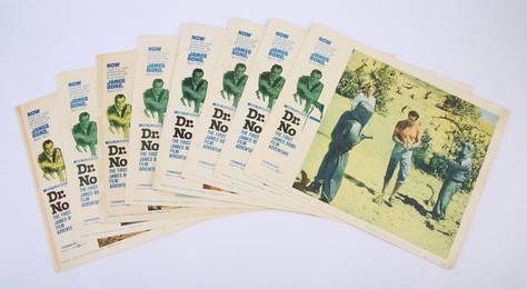 James Bond Dr. No (1962) Set of 8 US Lobby cards f
