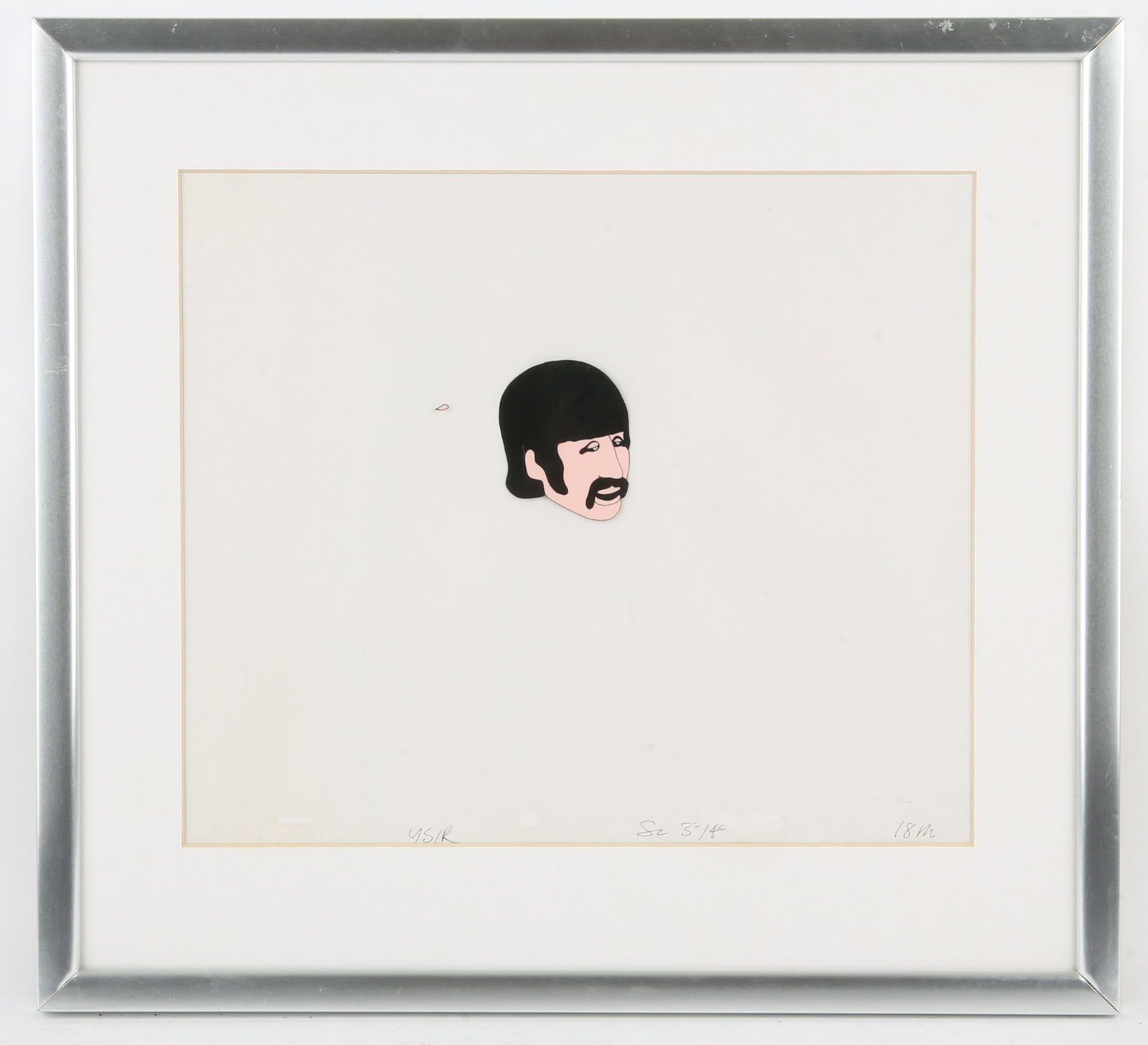 The Beatles: Yellow Submarine ? Original hand-pain: The Beatles: Yellow Submarine – Original hand-painted Animation cel from the jukebox musical fantasy film, Yellow Submarine (United Artists/King Features Syndicate, 1968), features Ringo Starr,