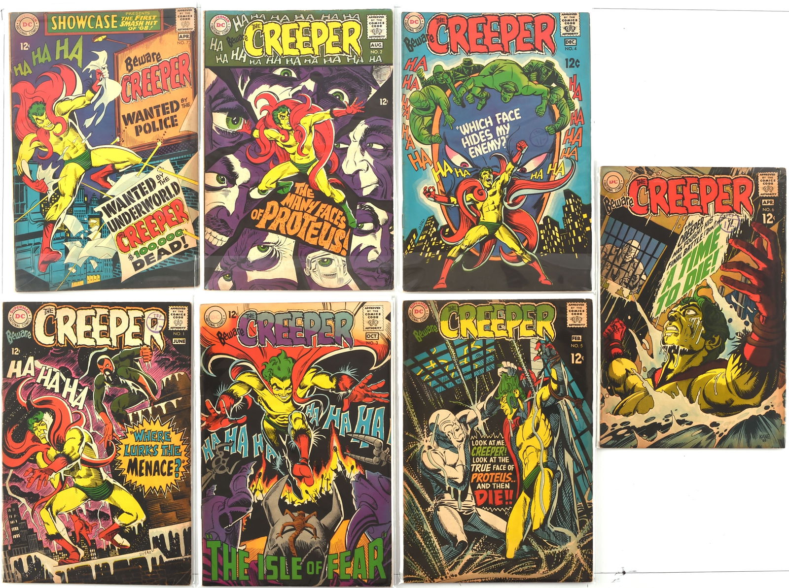 The Creeper -  a lot of 7 issues featuring 1st app (1 of 1)