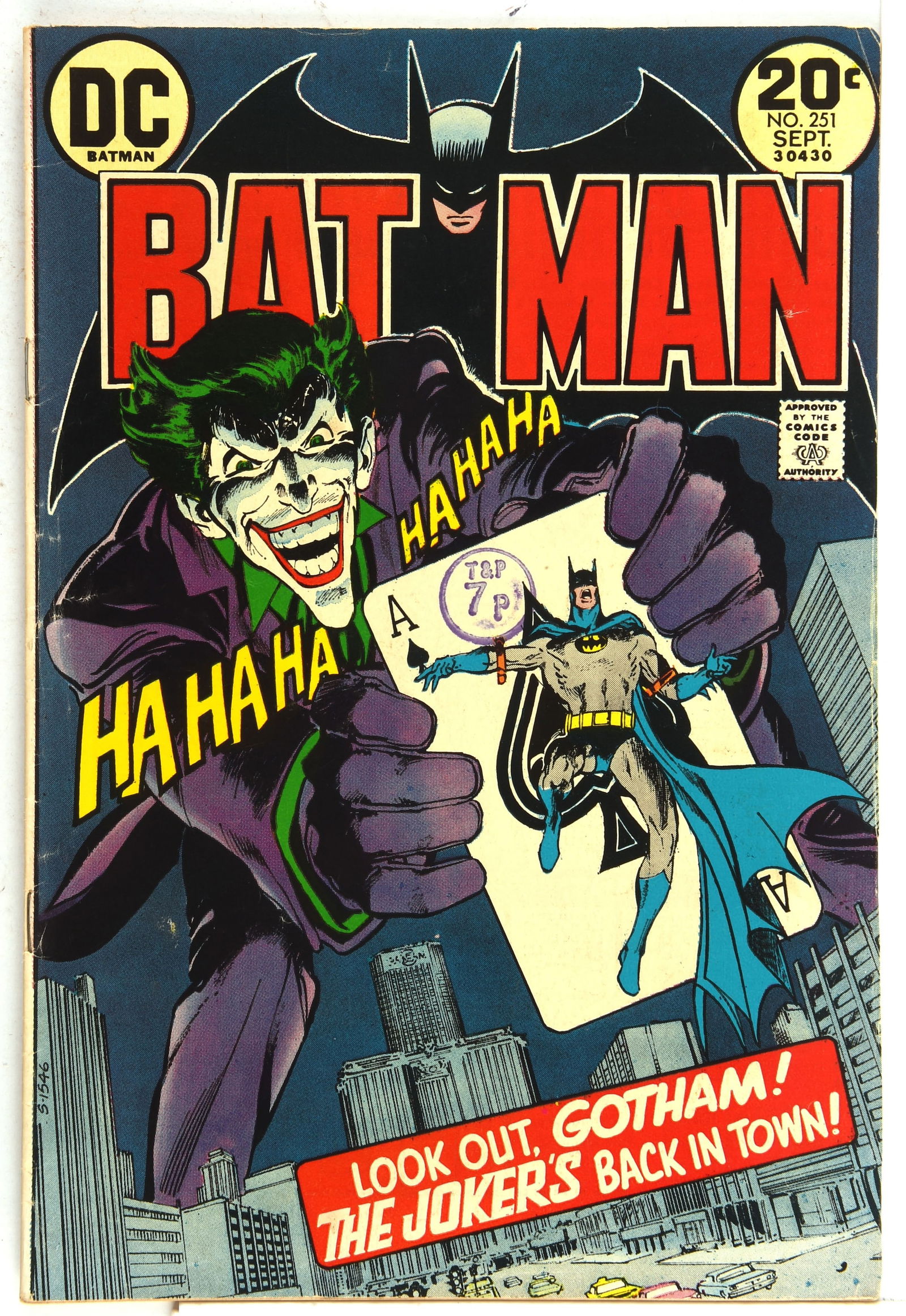 Batman No. 251 featuring the classic Joker cover b (1 of 2)
