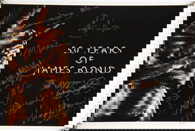 James Bond 007 – Signed 50 Years of James Bond Pho