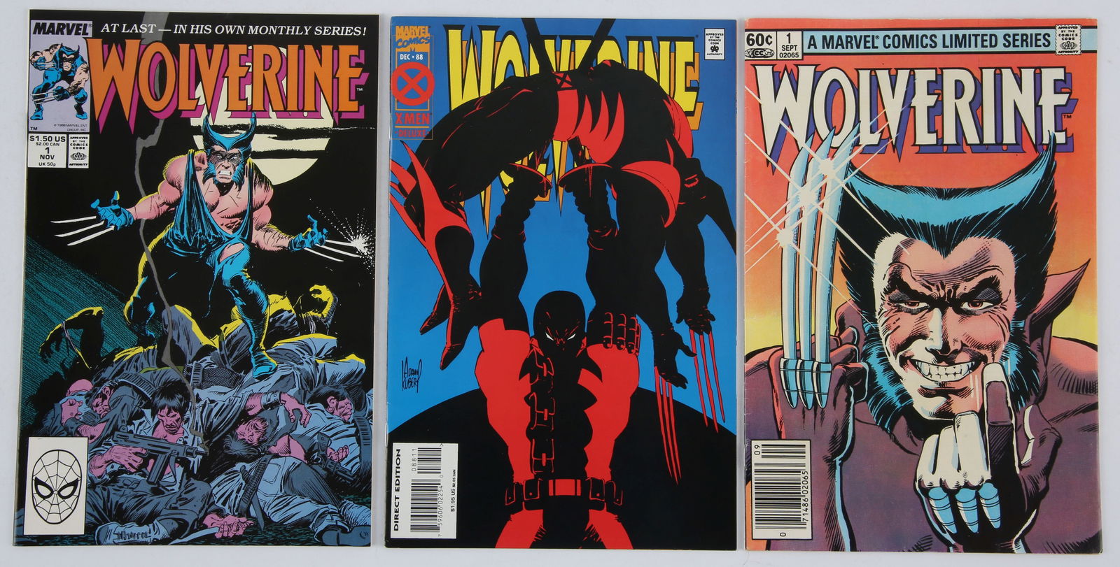 Wolverine – a group of 3 key issues including 1st (1 of 2)
