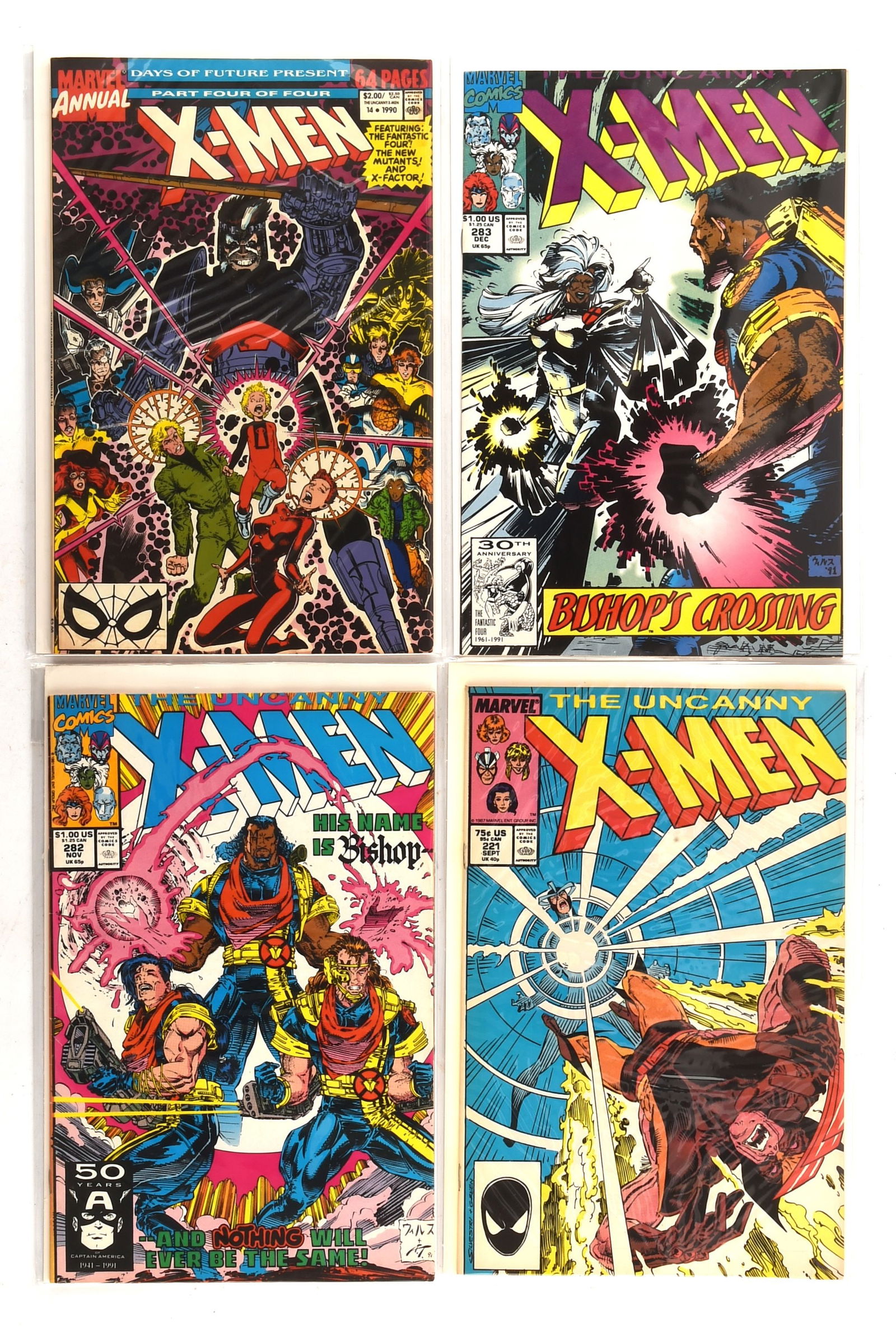 The Uncanny X-Men: a group of 4 key issues featuri (1 of 1)