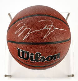Michael Jordan Signed Wilson Basket Ball - In Pers