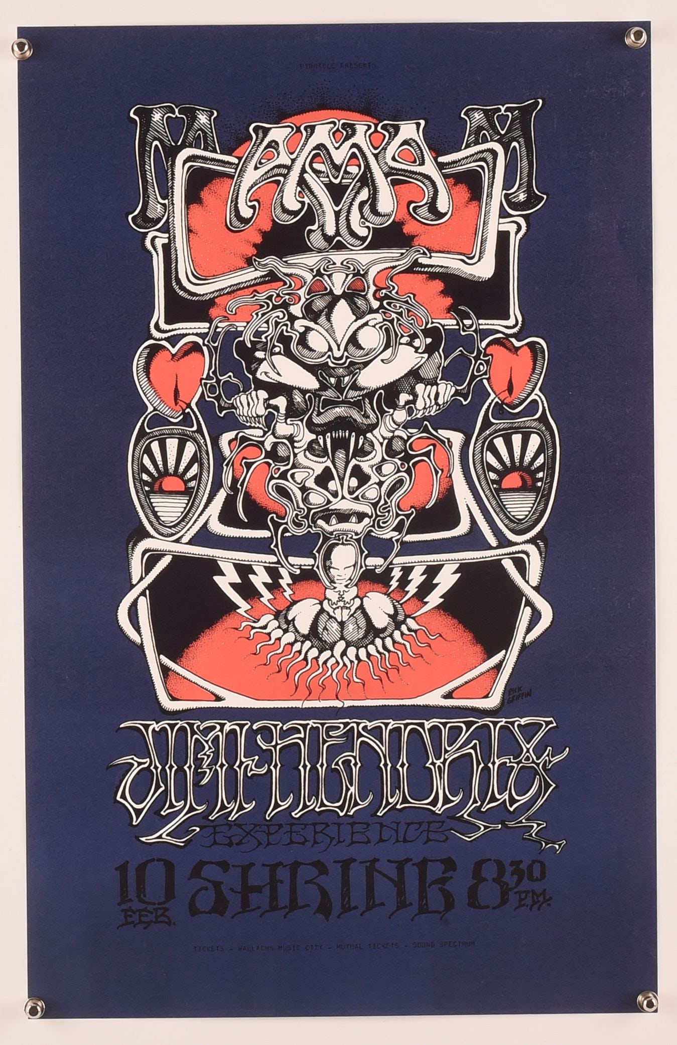 CANABIS ポスター Rick Griffin 1967年製 Canablis- Rick Griffin- Original Vintage Poster - Authentic