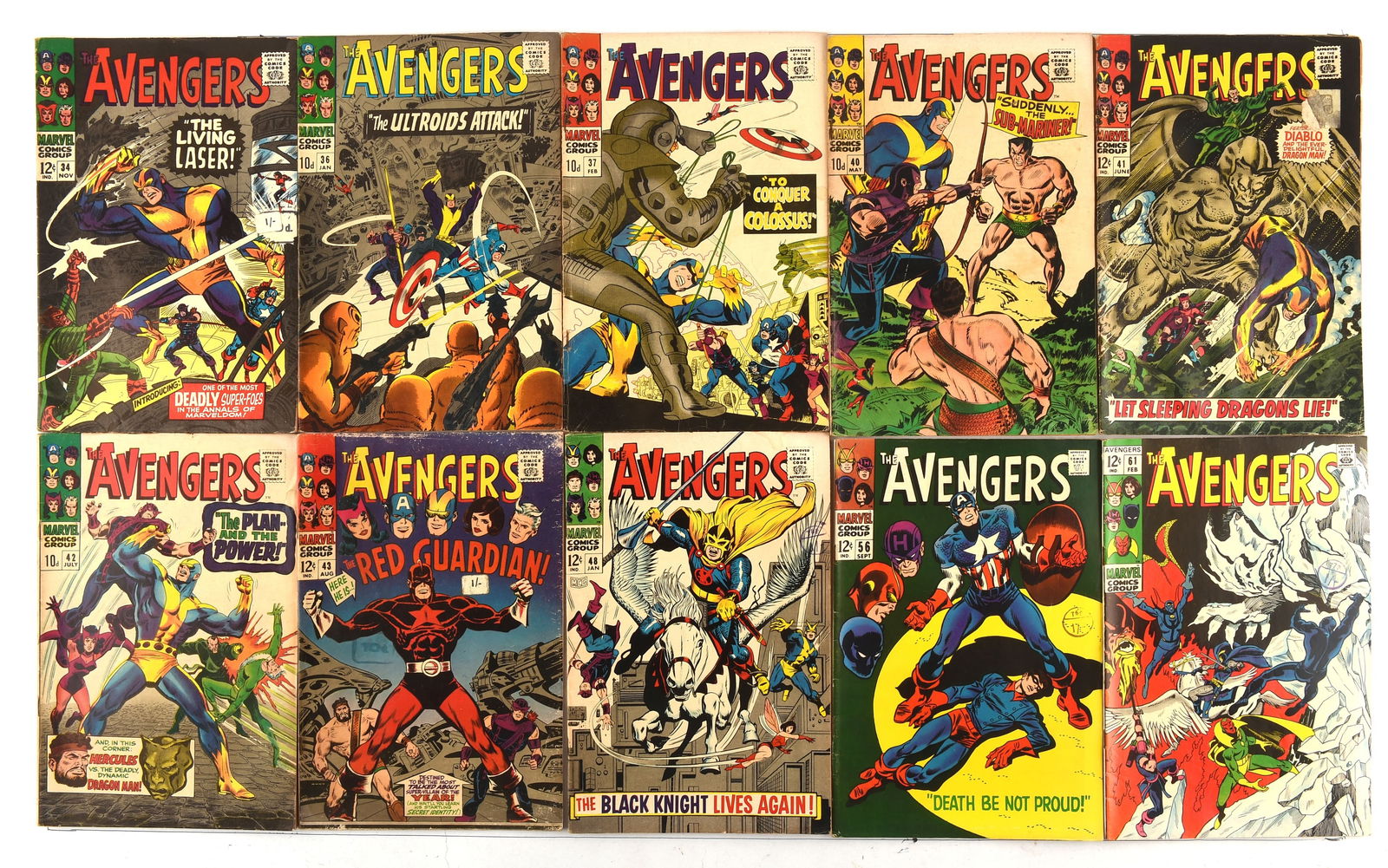 The Avengers: a group of 16 early Silver-age issue (1 of 2)