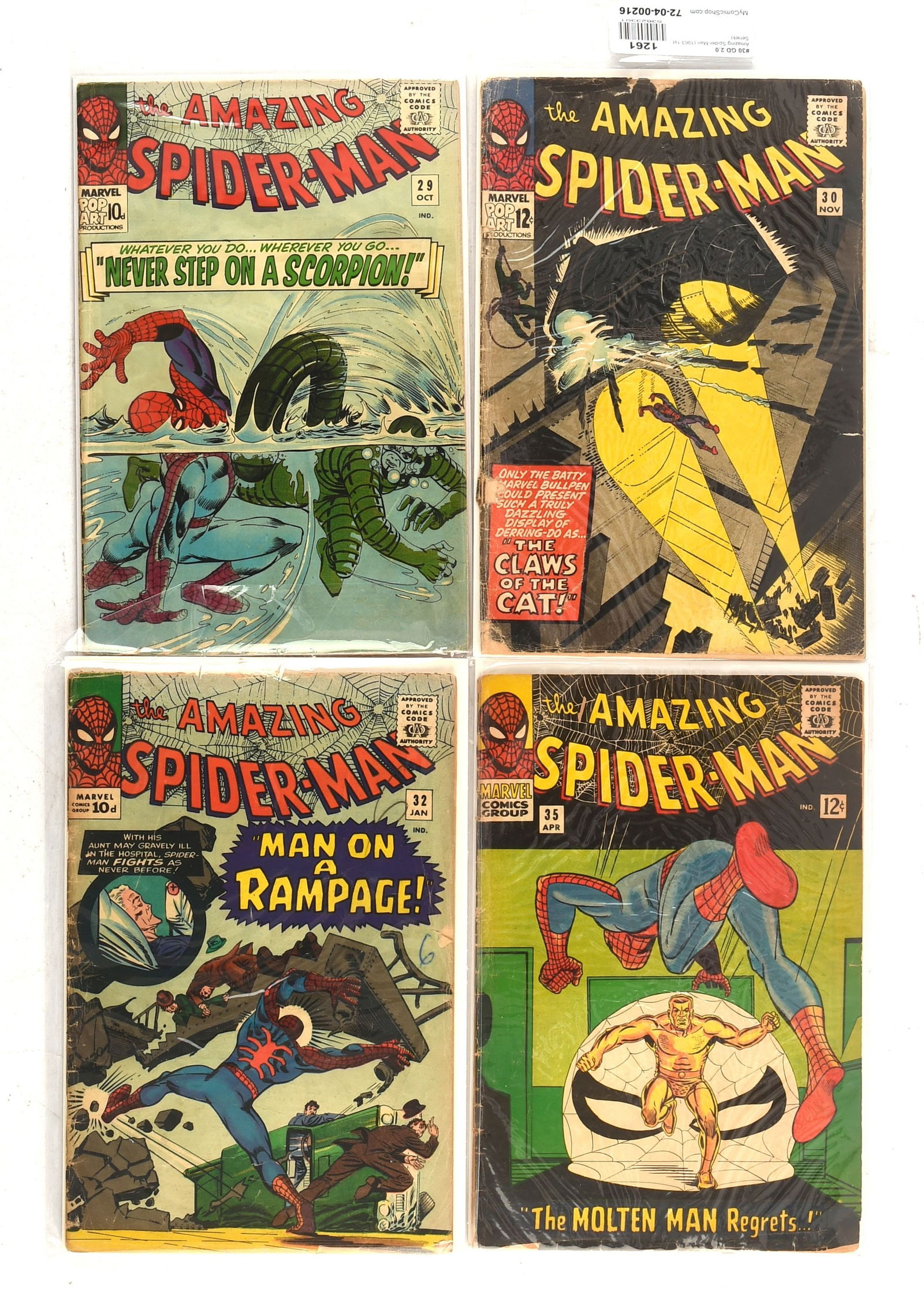 The Amazing Spider-Man Nos. 29, 30, 32 and 35. – a (1 of 1)