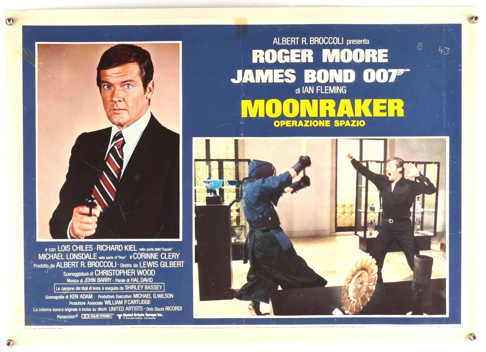 Collection of 4 James Bond Moonraker (1979), Linen (1 of 1)