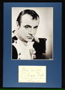 Charles Boyer (1899-1978) Autograph display - blac